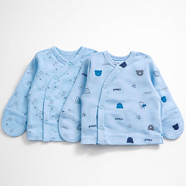 Комплект распашонок  2 шт интерлок 1204202505