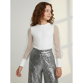 Блузка нарядная кулирка с лайкрой 2020100101