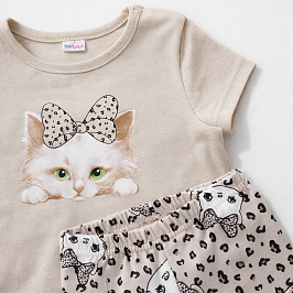 Комплект футболка кулирка, лосины кулирка с лайкрой 7063100404