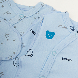 Комплект распашонок  2 шт интерлок 1204202505