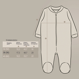 Комбинезон футер 2х нитка начёс 1335300307