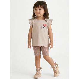 Комплект футболка кулирка, велосипедки кулирка лайкра  7139100107