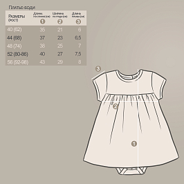 Боди-платье рибана 0633700604