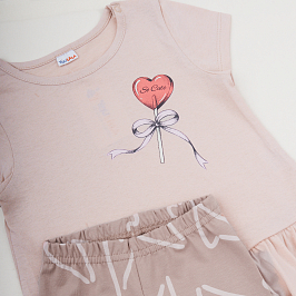 Комплект футболка кулирка, лосины кулирка с лайкрой 7063100406