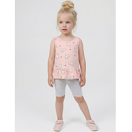 Комплект топ кулирка , велосипедки кулирка с лайкрой 7072100302