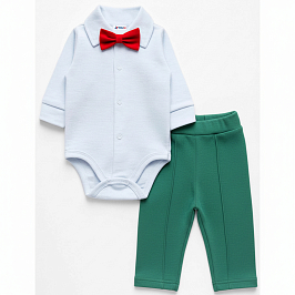 Комплект боди кулирка, штаны интерлок 6085900107