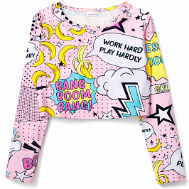 Кроп-топ кулирка с лайкрой 1499100313