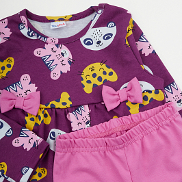 Комплект джемпер интерлок и лосины кулирка 7629900404