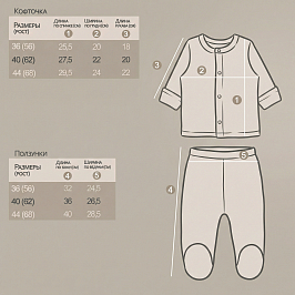 Комплект футер 2х нитка начёс 6693300102