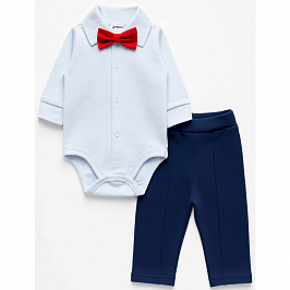 Комплект боди кулирка, штаны интерлок 6085900109