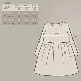 Платье кулирка 1715100109