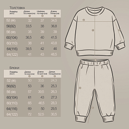 Костюм джемпер футер 2х нитка петля , штаны кашкорсе 8016900103