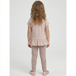 Комплект футболка кулирка, лосины кулирка с лайкрой 7063100406