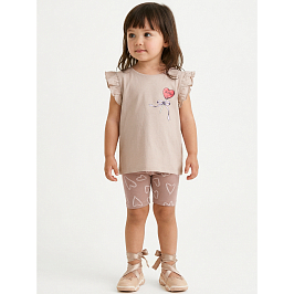 Комплект футболка кулирка, велосипедки кулирка лайкра  7139100107