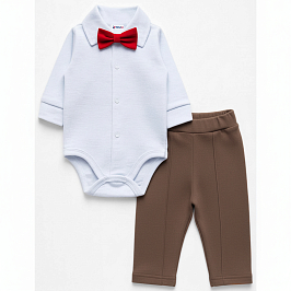 Комплект боди кулирка, штаны интерлок 6085900102