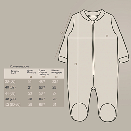 Комбинезон футер 2х нитка начёс 1260310804