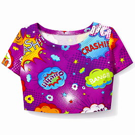 Кроп-топ кулирка лайкра 1431100303