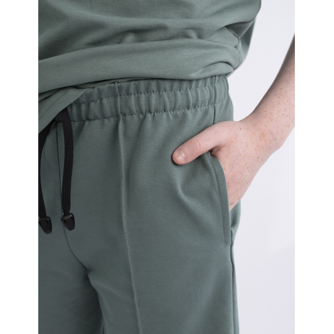 Комплект шорты и футболка футер 2х нитка петля 7424320101 Комплект шорты и футболка футер 2х нитка петля 7424320101