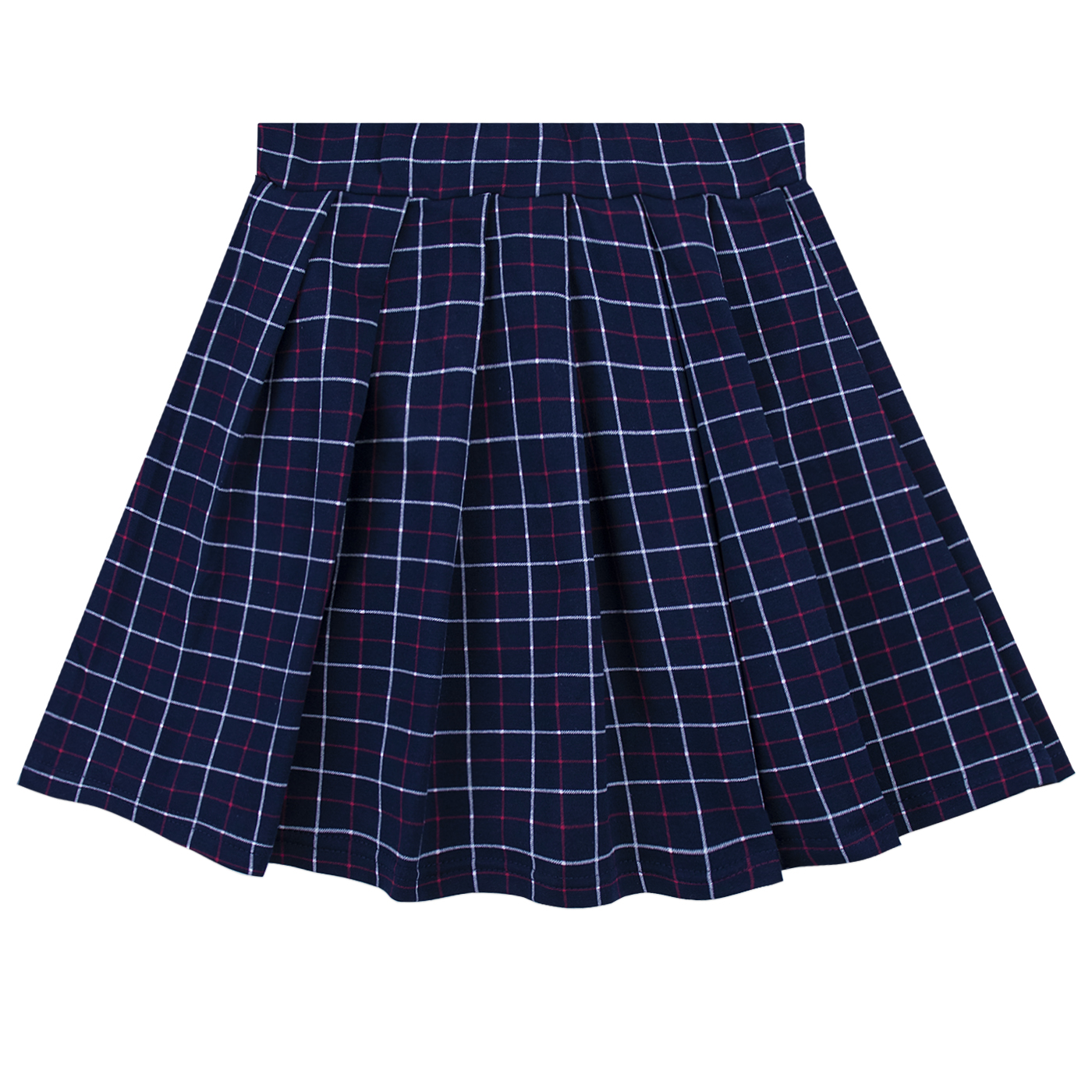 Юбка школьная футер 2х петля 1660320102 Юбка школьная футер 2х петля 1660320102