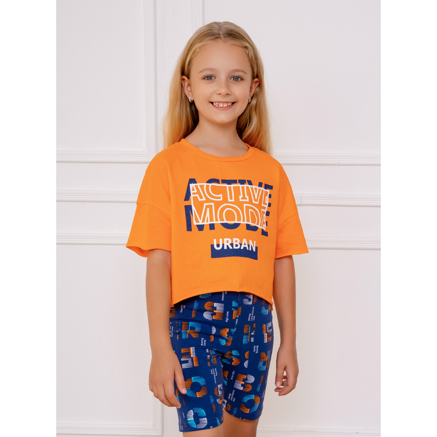 Комплект футболка кулирка, лосины кулирка с лайкрой 7032100102 Комплект футболка кулирка, лосины кулирка с лайкрой 7032100102