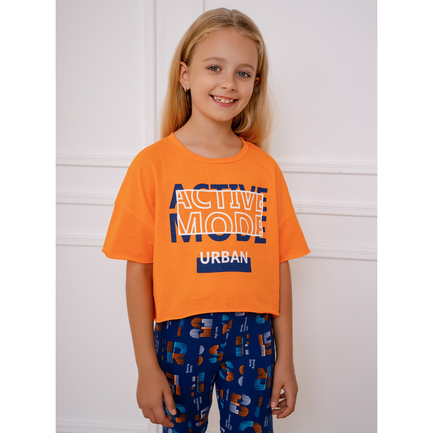 Комплект футболка кулирка, лосины кулирка с лайкрой 7032100102 Комплект футболка кулирка, лосины кулирка с лайкрой 7032100102