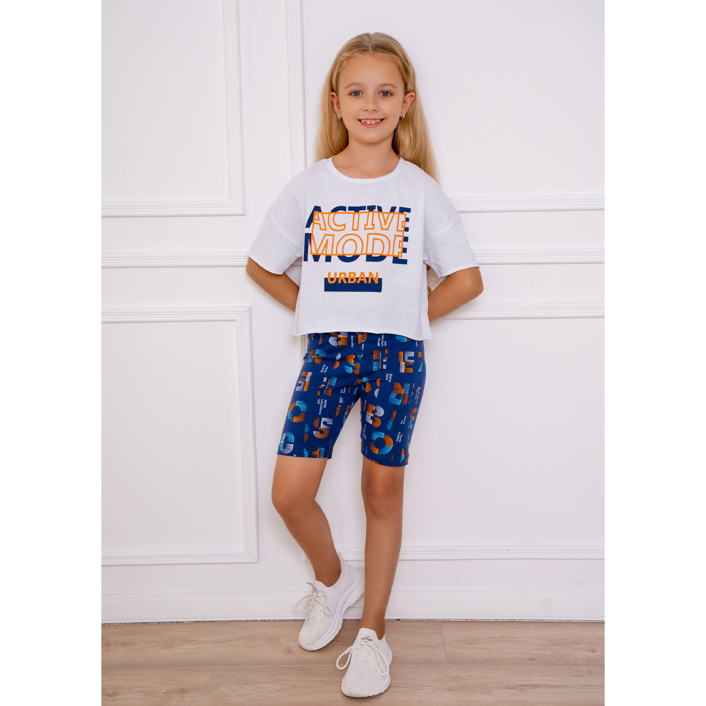 Комплект футболка кулирка, лосины кулирка с лайкрой 7032100103 Комплект футболка кулирка, лосины кулирка с лайкрой 7032100103