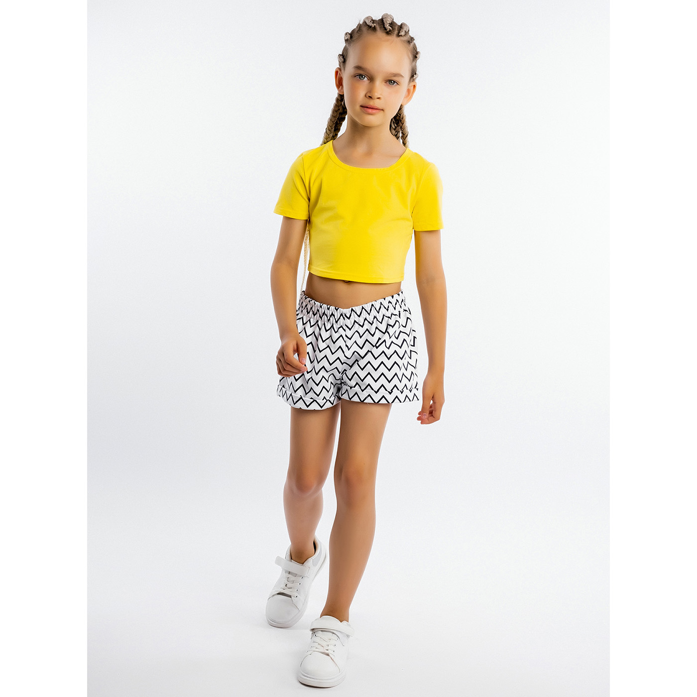 Комплект топ кулирка лайкра, шорты интерлок 7028900101 Комплект топ кулирка лайкра, шорты интерлок 7028900101