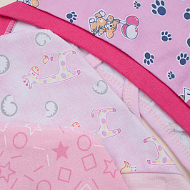 Комплект чепчиков футер 2х нитка начёс 3 шт 0059300101