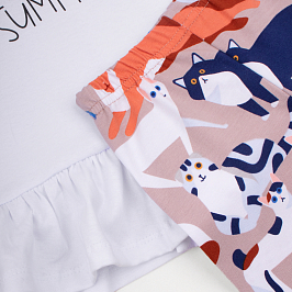 Комплект футболка кулирка, лосины кулирка с лайкрой 7063100306