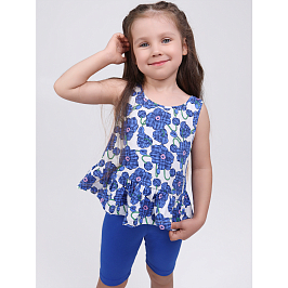 Комплект топ кулирка , велосипедки кулирка с лайкрой 7072100303