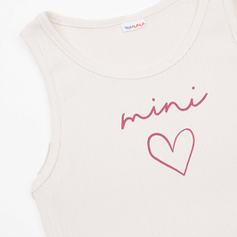 Комплект топ лапша, шорты кулирка 7626900107