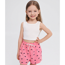 Комплект топ рибана, шорты пике 7784900101