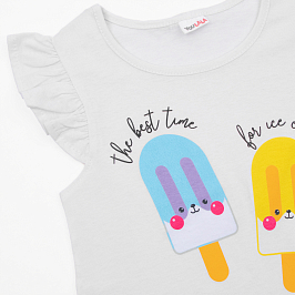 Комплект футболка кулирка, велосипедки кулирка с лайкрой 7003100303