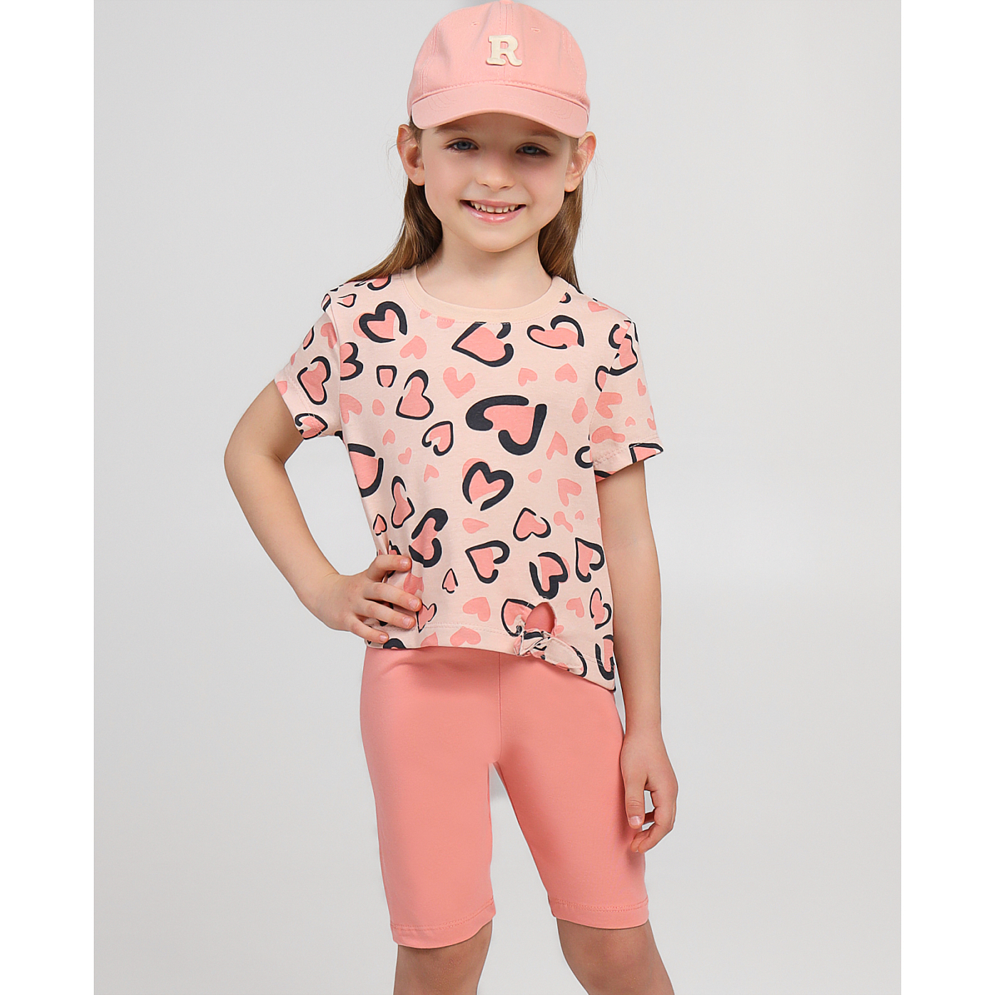 Комплект футболка кулирка , велосипедки кулирка с лайкрой  7946100308 Комплект футболка кулирка , велосипедки кулирка с лайкрой  7946100308