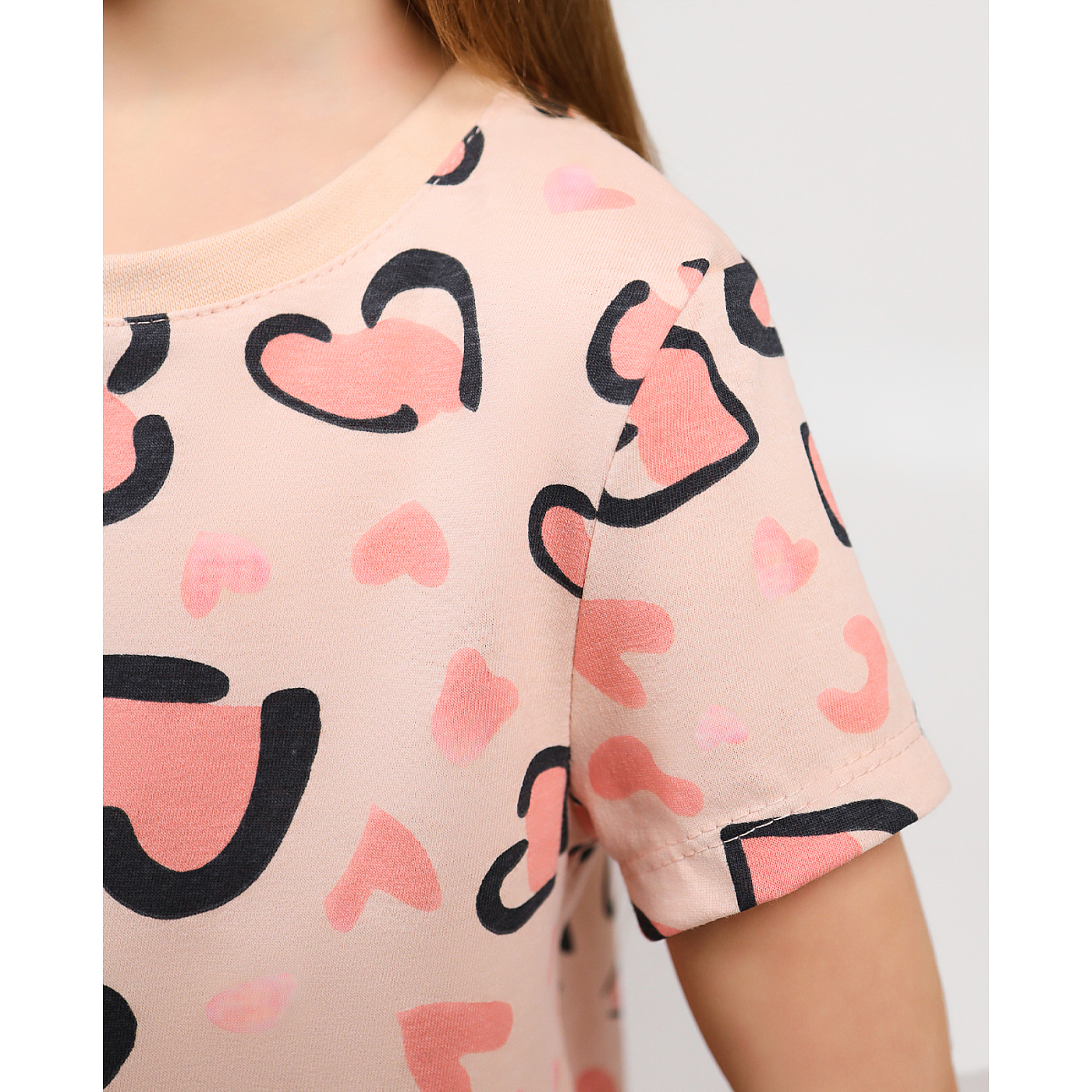 Комплект футболка кулирка , велосипедки кулирка с лайкрой  7946100308 Комплект футболка кулирка , велосипедки кулирка с лайкрой  7946100308