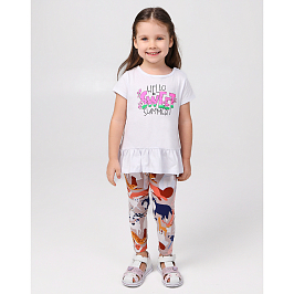 Комплект футболка кулирка, лосины кулирка с лайкрой 7063100306