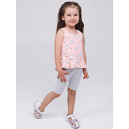 Комплект топ кулирка , велосипедки кулирка с лайкрой 7072100302