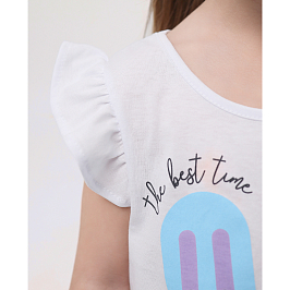 Комплект футболка кулирка, велосипедки кулирка с лайкрой 7003100303