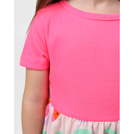 Платье кашкорсе неон, кулирка 1974900104