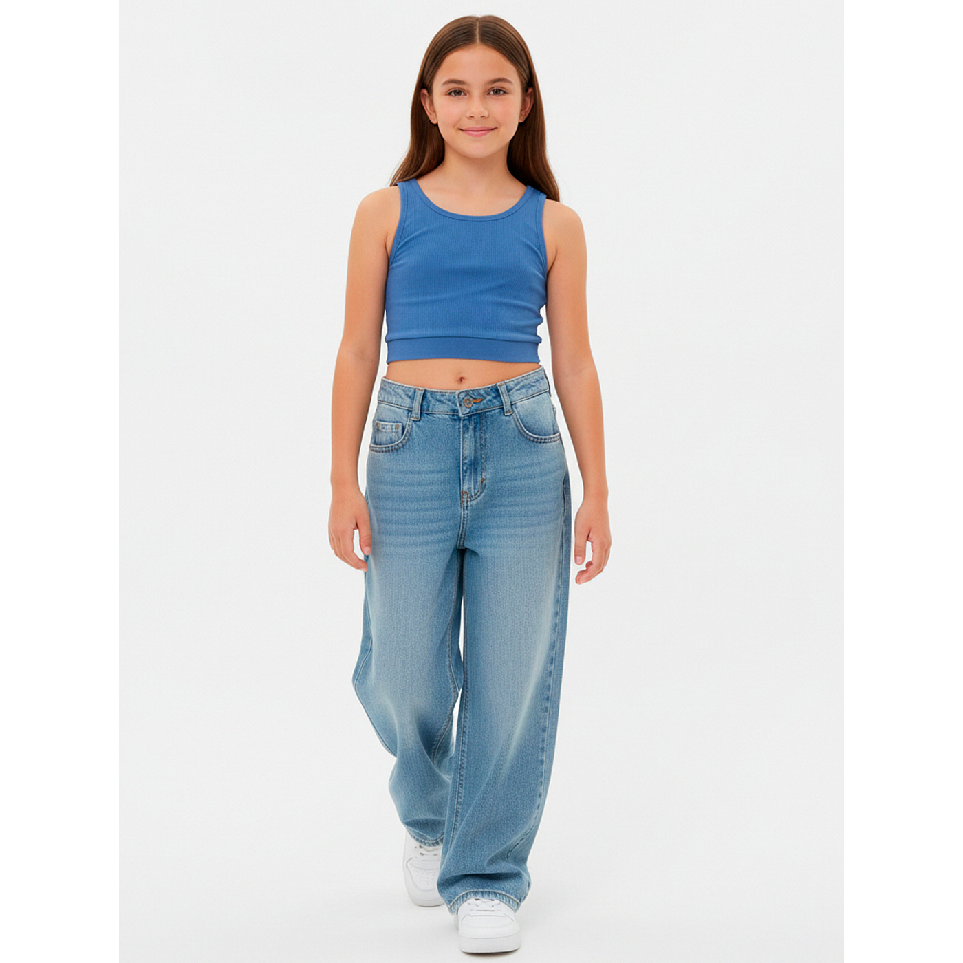 Майка кроп-топ лапша 1489700106 Майка кроп-топ лапша 1489700106