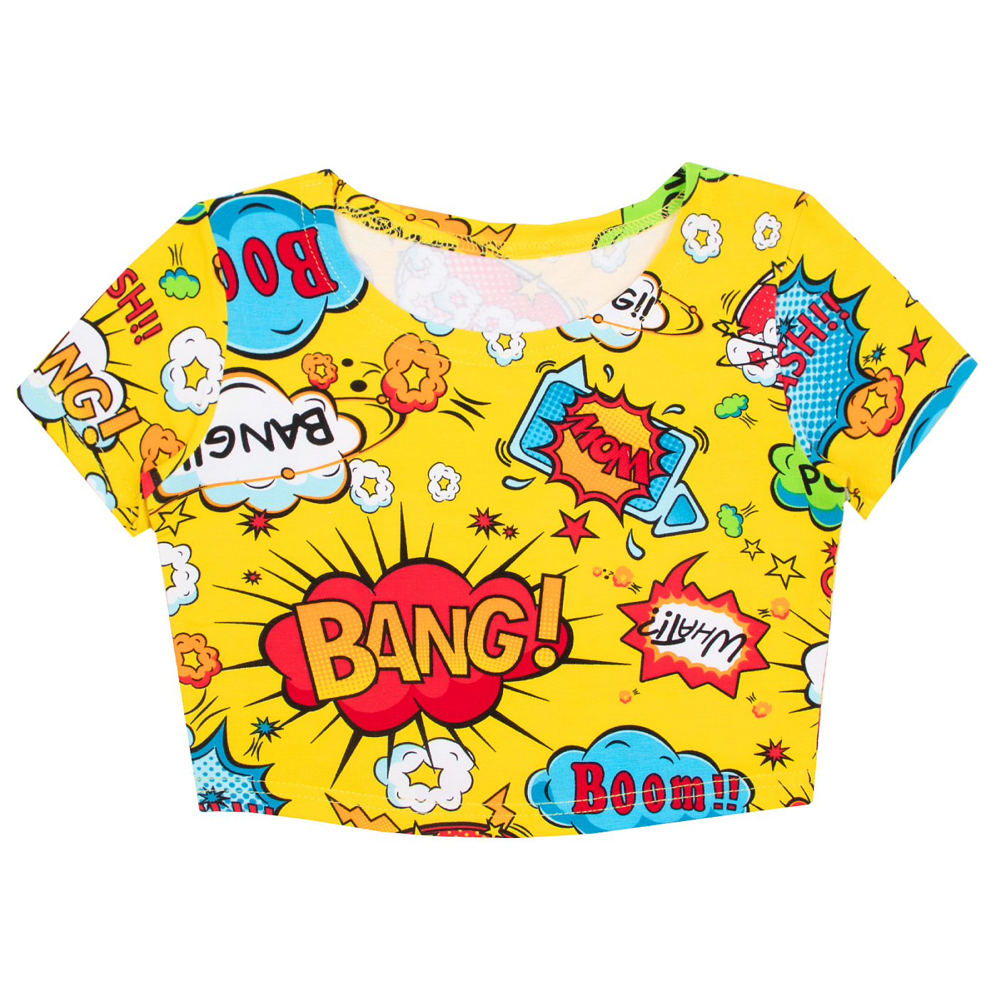 Кроп-топ кулирка лайкра  1431100307 Кроп-топ кулирка лайкра  1431100307